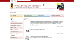 Desktop Screenshot of polizia.altovicentino.it