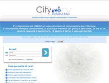 Tablet Screenshot of citywebschio.altovicentino.it