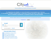 Tablet Screenshot of citywebthiene.altovicentino.it